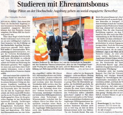 Ausschnitt Schwäbische Zeitung 30.06.2017